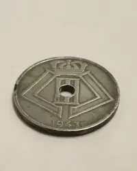 Sprzedam monetę Belgia 25 centymów 1943r. „BELGIE - BELGIQUE” — ujęcie 4