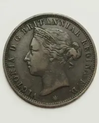 Sprzedam monetę Jersey Victoria 1/12 Szylinga 1894r. - Rzadka — ujęcie 5