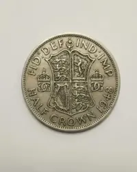 Sprzedam monetę Wielka Brytania 1/2 korony 1948r. - Jerzy VI — ujęcie 5
