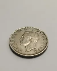Sprzedam monetę Wielka Brytania 1/2 korony 1948r. - Jerzy VI — ujęcie 4