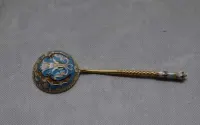 SREBRNA łyżka do kawioru - pr 88 - KOLEKCJA 59gram — ujęcie 2