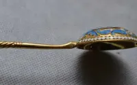 SREBRNA łyżka do kawioru - pr 88 - KOLEKCJA 59gram — ujęcie 3