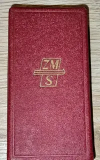 Srebrna Odznaka im. Janka Krasickiego - ZMS / PRL - Komplet z pudełkie — ujęcie 4