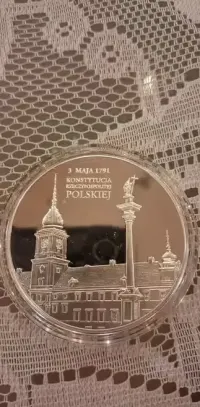 Srebrny Medal Jan Matejko - Konstytucja 3 maja — ujęcie 2