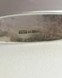 srebrny serwetnik vintage niemcy — ujęcie 4
