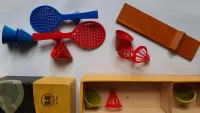 Stara Gra SKOCZKI Badminton Stołowy Stara Zabawka Vintage — ujęcie 5