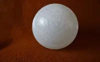 stara lampa loft lata 60 PRL natynkowa porcelana — ujęcie 2