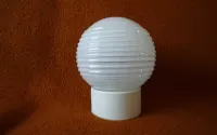 stara lampa loft lata 60 PRL natynkowa porcelana — ujęcie 4