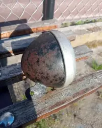 Stara Lampa Rowerowa Retro Vintage z epoki PRL — ujęcie 2