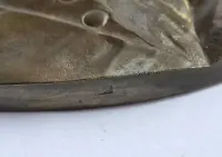 Stara plakieta Napoleon Bonaparte i Książę Józef Poniatowski (sygnowana) 16 cm — ujęcie 5