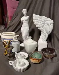 Stara porcelana ceramika przedwojenne figurki retro zestaw vintage — ujęcie 2