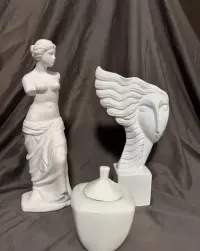 Stara porcelana ceramika przedwojenne figurki retro zestaw vintage — ujęcie 3