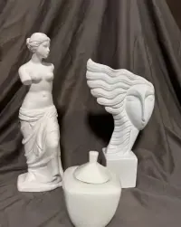 Stara porcelana ceramika przedwojenne figurki retro zestaw vintage — ujęcie 4