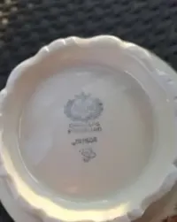 stara porcelana cukiernica Sorau mimoze — ujęcie 4