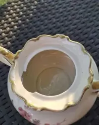 stara porcelana cukiernica Sorau mimoze — ujęcie 3