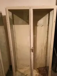 Stara szafa lekarska PRL VINTAGE — ujęcie 3