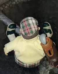 Stara vintage figurka Golfisty od Russ Berrie — ujęcie 5