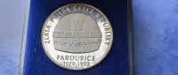 Stare monety Medal PARDUBICE 45 Złoty Kask Republiki Czeskiej M.ROANI — ujęcie 2