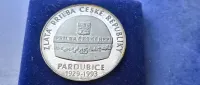 Stare monety Medal PARDUBICE 45 Złoty Kask Republiki Czeskiej M.ROANI — ujęcie 5