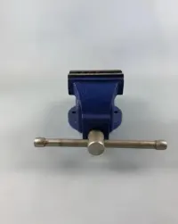 Stare solidne imadło stołowe 5kg szczeki 75 mm — ujęcie 2