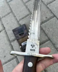 STARY Bagnet Szwajcarski z Piłą M1914 — ujęcie 3