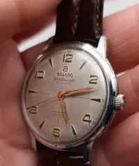 Stary zegarek Atlantic Worldmaster Super De Luxe, kolekcja, lata 50/60 — ujęcie 3