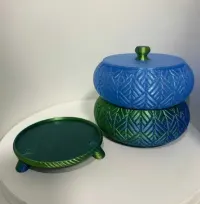 Szkatulka 3D na biżuterię - zestaw (miska, krysza, podstawka) — ujęcie 5