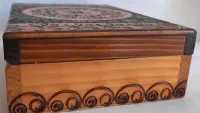 Szkatułka Góralska Zakopane Drewno Cepelia Vintage PRL — ujęcie 5