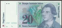 Szwajcaria 20 franków 1985 - de Saussure — ujęcie 2