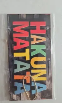 Tabliczka 20x10cm Hakuna Matata — ujęcie 2