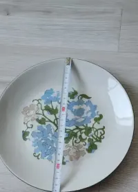 Talerz Chodzież z motywem kwiatowym  24cm PRL — ujęcie 2