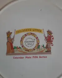 Talerz kolekcjonerski Wedgwood 1975r kalendarz — ujęcie 4