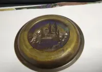 Talerz mosiężny Basel Bazylea Vintage — ujęcie 3
