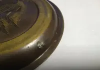 Talerz mosiężny Basel Bazylea Vintage — ujęcie 4