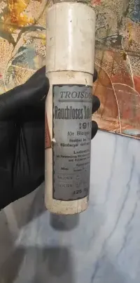 Unikat! Opakowanie po prochu Troisdorfer 1912 - Militaria - Antyk — ujęcie 5