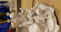 Unter weiss bach, figurka porcelanowa, porcelana, para z owca, 8320 — ujęcie 3