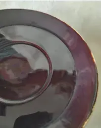 Vintage zestaw talerzy deserowych ceramika 6 sztuk okres PRL — ujęcie 5