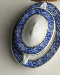 waza i półmisek z miniaturowej serii PORCELAIN ART — ujęcie 2