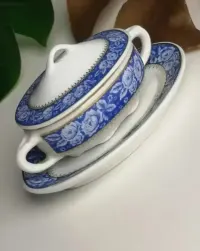 waza i półmisek z miniaturowej serii PORCELAIN ART — ujęcie 3