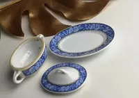 waza i półmisek z miniaturowej serii PORCELAIN ART — ujęcie 4