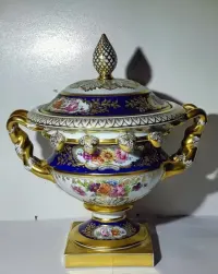 Waza Salonowa, Vista Alegre, Portugalia, Lata 80te  XX w. Talha Silvér — ujęcie 3