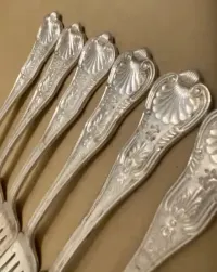 Widelce International Silver Co. Z mesy oficerskiej Marynarki USA — ujęcie 2