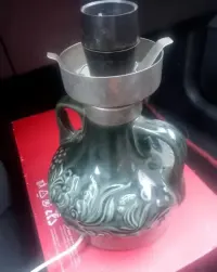 Wiesława Gołajewska Lampa Sygnowana,ZPS Pruszków, PRL  vintage — ujęcie 3