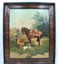 Władysław Karol Szerner (1870 - 1936) obraz "Pandur ze swoim koniem" — ujęcie 2