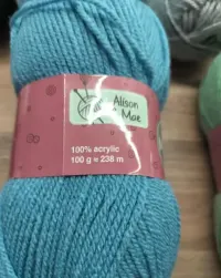 Włóczka włóczki 100g mix kolorów acryl 238m — ujęcie 4
