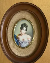 Włoska miniatura „Miniatura Artistica” – gwasz ręcznie malowany, lata 60.–80. — ujęcie 4