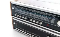 Wzmacniacz HI-FI UNITRA Diora Meluzyna WST-101 620-01 z tunerem TST-101 621-01 + głośniki TONSIL — ujęcie 2