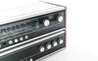 Wzmacniacz HI-FI UNITRA Diora Meluzyna WST-101 620-01 z tunerem TST-101 621-01 + głośniki TONSIL — ujęcie 3