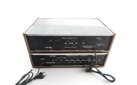 Wzmacniacz HI-FI UNITRA Diora Meluzyna WST-101 620-01 z tunerem TST-101 621-01 + głośniki TONSIL — ujęcie 4