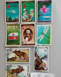 Z15 Zestaw 126 znaczków Olimpiada Świat Mongolia Lokomotywy Posta Roma — ujęcie 3